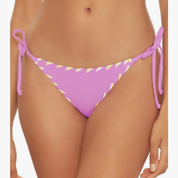 BECCA Camille side tie reversible bikini set size xs - Picture 2 of 10